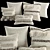 Title: Moroccan-Inspired Decorative Pillows 3D model small image 1