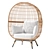 Sleek Southport Outdoor Egg Chair 3D model small image 4