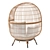 Sleek Southport Outdoor Egg Chair 3D model small image 1