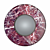 Eclipse Reflection: Marble & Brass Mirror 3D model small image 1