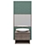 Modern Washbasin Cabinet: Stylish and Functional 3D model small image 1