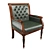 Luxury Leather Executive Chair 3D model small image 1