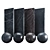 Marble Black Nero Marquina: High-Quality PBR Textures 3D model small image 1