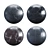 Marble Black Nero Marquina: High-Quality PBR Textures 3D model small image 2