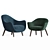 Elegant Comfort: Poliform Mad & Queen 3D model small image 2