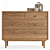 Vintage Quilda Dresser: Elegant and Timeless 3D model small image 2