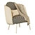 Sleek & Cozy: Ditre Lucia Armchair 3D model small image 5