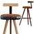 Sleek Endo Bar Stool: Modern Elegance 3D model small image 2