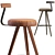 Sleek Endo Bar Stool: Modern Elegance 3D model small image 4