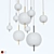 Elegant Kushi Ceiling Lamp 3D model small image 1