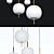 Elegant Kushi Ceiling Lamp 3D model small image 2