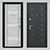 Elegant Fortezza Entry Doors 3D model small image 1