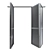3-in-1 Sliding Door Kit 3D model small image 4