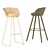 Elegant Romy Barstool: Stylish Seating Solution 3D model small image 2