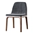 Modern Wood and Ecoleather Chair 3D model small image 4