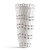 Elegant White Cal Vase 3D model small image 2