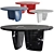 Modern Italian Tobi-Ishi Dining Table 3D model small image 5