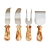 Modern Rustic Olive Wood Serveware 3D model small image 2