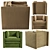 Modern Upholstered Armchair 3D model small image 4