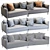 Luxury Coco Interface Furniture 3D model small image 4