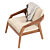 Elegant Comfort: Poltrone Armchair 3D model small image 4