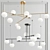 Modernize your space with Technum Led Chandelier 3D model small image 2