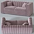 Elegant Kito Sofa: Origami Interior 3D model small image 2