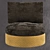 Round Wingback Armchair: Modern Design, Corona Render Compatible 3D model small image 2
