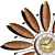 Radiant Sunflower Wall Decor 3D model small image 2