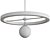 Modern UK Designer Ring Chandelier 3D model small image 3