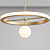Modern UK Designer Ring Chandelier 3D model small image 4