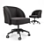 Italian Upholstered Dining Chair 3D model small image 1