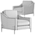 Caracole Remix - Sleek and Stylish Armchair 3D model small image 4