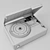 Vintage Vinyl Record Player 3D model small image 3