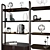 Eden-Rock Bookcase: Elegant Design, Spacious Storage 3D model small image 3