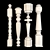 Elegant Wood and Gold Balyasina 3D model small image 3