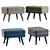 Classic Corolle Bench Seat 3D model small image 1