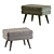 Classic Corolle Bench Seat 3D model small image 2