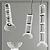 Ethereal Glass Pendant Light 3D model small image 1