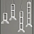 Ethereal Glass Pendant Light 3D model small image 2