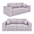 Turin Sofa by Aura Interiors 3D model small image 1