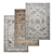 High-Quality Carpets Set 3D model small image 1