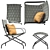 Modern Outdoor Elegance: Flexform Carlotta 3D model small image 3