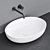 Title: VALLONE MONO Sink: Sleek and Sophisticated 3D model small image 1