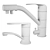 4-Piece Mixer Set: Zorg Steel Hammer, Bennberg, Nicolazzi, Kitchen Sink Shower 3D model small image 4