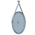 Leather Strap Round Mirror 3D model small image 4