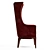 Elegant Aubepine Armchair by Majorelle 3D model small image 2