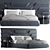 Luxury Elve Bed 3D model small image 1