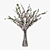 Blossoming Plum Branch Vase 3D model small image 1