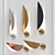 Rustic Ficus Metal Wall Sconce 3D model small image 6